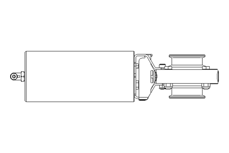 Butterfly valve B OD2.0 CVC NC E EX