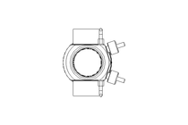 Клапан с двойным уплотнением D DN125