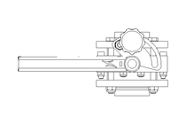 Butterfly valve B DN050 FVF MAV E