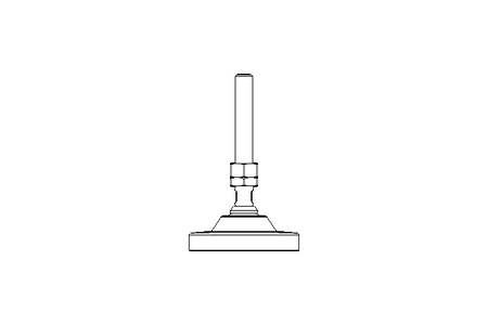 piede snodato D=125 H=200 45000N M20