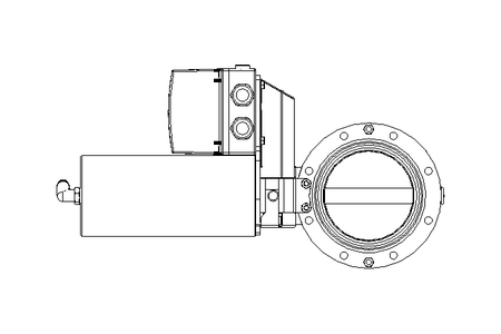 Válvula borboleta BR DN100 OVO NC E