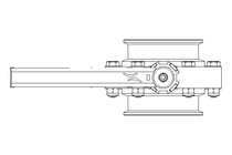 Butterfly valve B OD3.0 CVC MA E