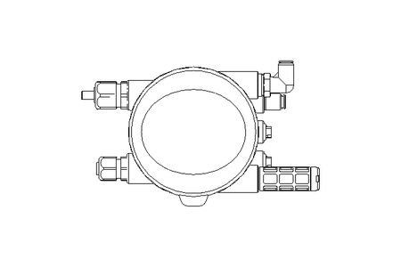 Butterfly valve B DN025 WVM NC E