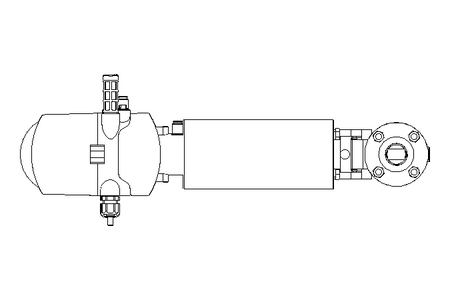 Scheibenventil B DN025 FVF NC E