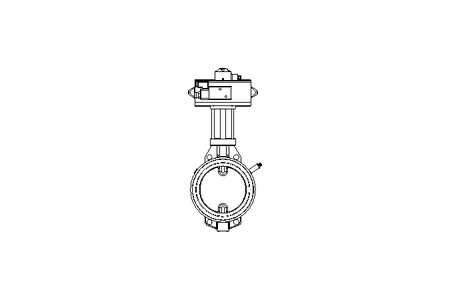 PNEUMATIC SHUT-OFF VALVE DKZ 110 APS