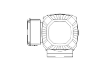 Bevel gear motor 0.75kW 25 1/min