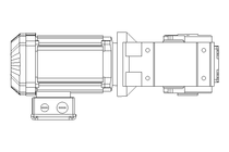 Bevel gear motor 0.75kW 25 1/min