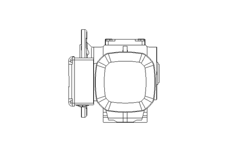 Worm gear motor 0.37kW 20 1/min