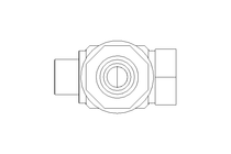 Winkelverschraubung M5 DN4 Ms-Ni