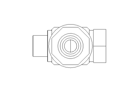 Winkelverschraubung M5 DN4 Ms-Ni