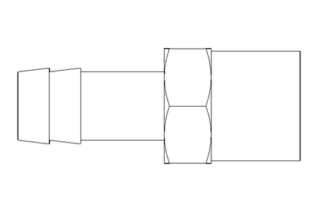 Einschraubstutzen gerade G1/2 DN13 PA