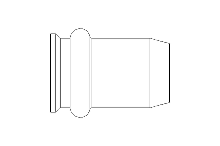 Bucha roscada para solda ponto M5x7x12