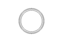 GLYD sealing ring RG 60x72.5x5.6 PTFE