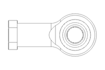 Gelenkkopf KJ12 D M12X1,25