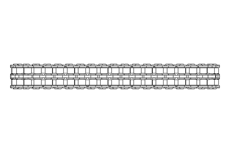 ROLLER CHAIN CPL. 12B-2 42 LINKS D8187