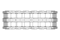 ROLLER CHAIN CPL. 12B-2 42 LINKS D8187