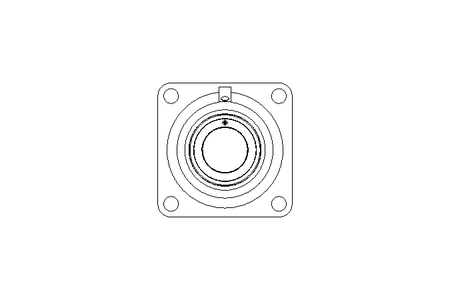 Mancal de flange PCJ 55/48,4x162