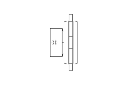 Mancal de flange RAT 20x66x31