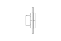 Mancal de flange RAT 20x66x31