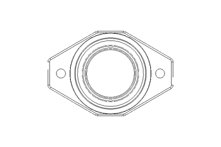 Flange bearing UCFL W 40x98x43.6