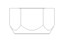 Hexagon nut M16 A4 DIN985