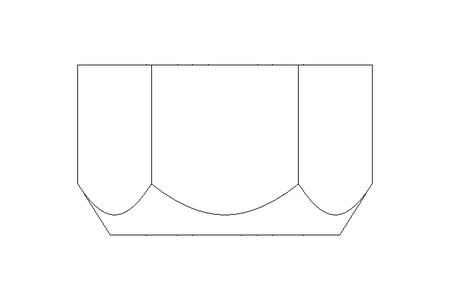 Hexagon nut M20 A4 DIN985