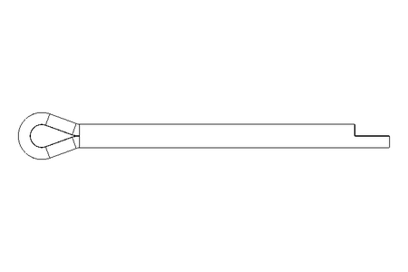 Cotter pin ISO1234 1.2x12 A2