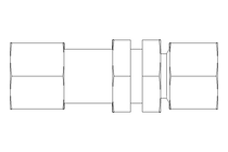 Thread. bulkhead connect. L 12/12