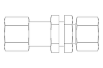 Переборочное штутцерное соединение L 12/