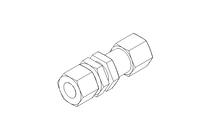 Schottverschraubung L 12/12 Niro DIN2353