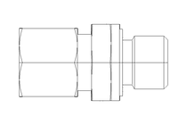 Conexão roscada de tubo L 8 G1/4" 1.4571