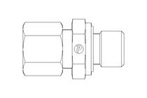 Rohrverschraubung L 8 G1/4" 1.4571