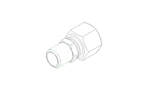 Pipe screw connector L 12 R1/4" 1.4571