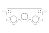 PNEUMATIC CONNECTION BLOCK PRS-1/4-4-B