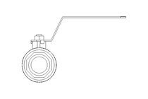 Valvola a sfera 1" PN63 1.4408