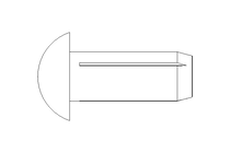 Grooved drive stud ISO8746 4x10 A2