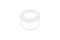 Plain bearing bush V 20x26x28x17x3