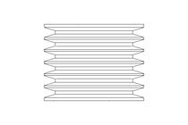 PULEGGIA A GOLA TRAPEZOIDALE