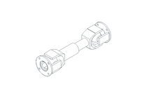 CARDA.SHAFT K 58/4 L= 220/ 250