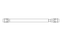 Cardan D=32 L1=600 L2=680