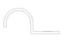 Pipe clamp D=15 B=12