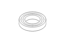 Deep groove ball bearing 6214 2RS1 70