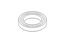 Deep groove ball bearing 6018 2RS 90x140