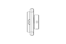 Mancal de flange PCSK 40/43,8x121