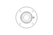 Flange bearing RME FA125.8 40x145x56.3