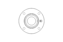 Flange bearing RME FA125.8 70x215x66.1