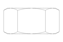 Hexagon nut M20x1.5 St-Zn DIN934