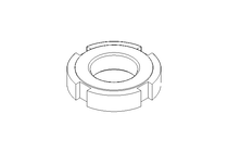 开槽螺母 M20x1,5 ST DIN1804