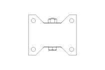 Heavy duty castor 100x30 70kg