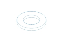 Unterlegscheibe 17x30x3 1.4301 DIN125